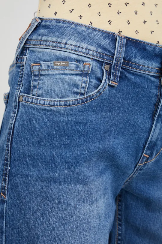 тёмно-синий Джинсовые шорты Pepe Jeans Poppy