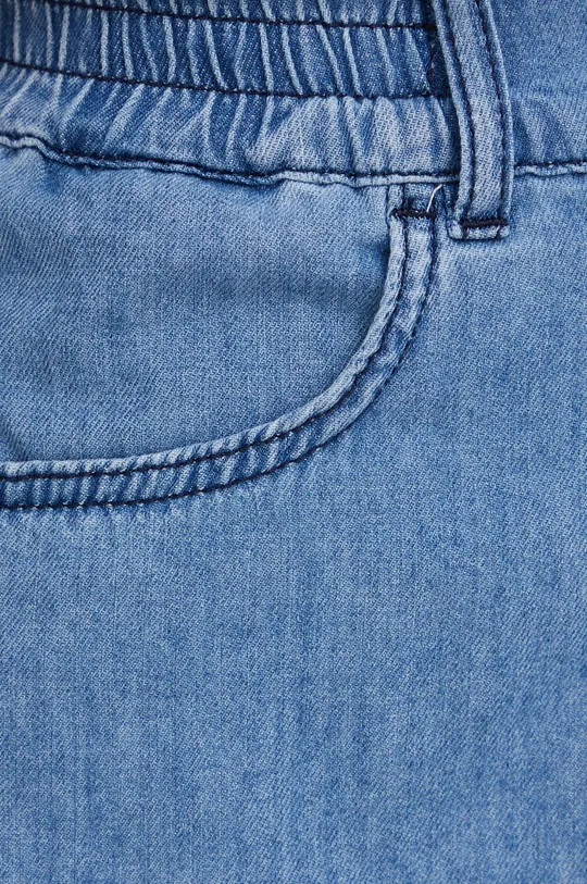 modra Bombažne kratke hlače Sisley