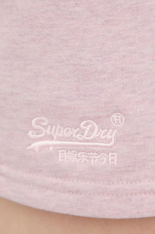 rózsaszín Superdry rövidnadrág
