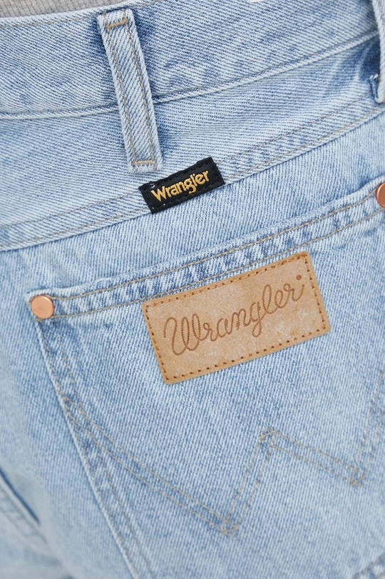 niebieski Wrangler szorty jeansowe