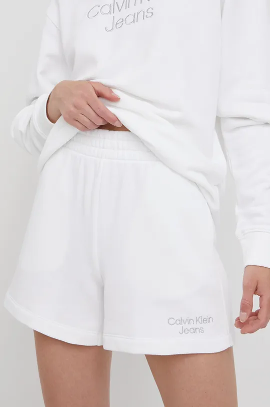 bijela Kratke hlače Calvin Klein Jeans