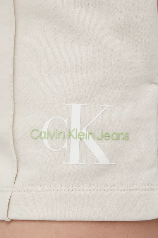 μπεζ Βαμβακερό σορτσάκι Calvin Klein Jeans