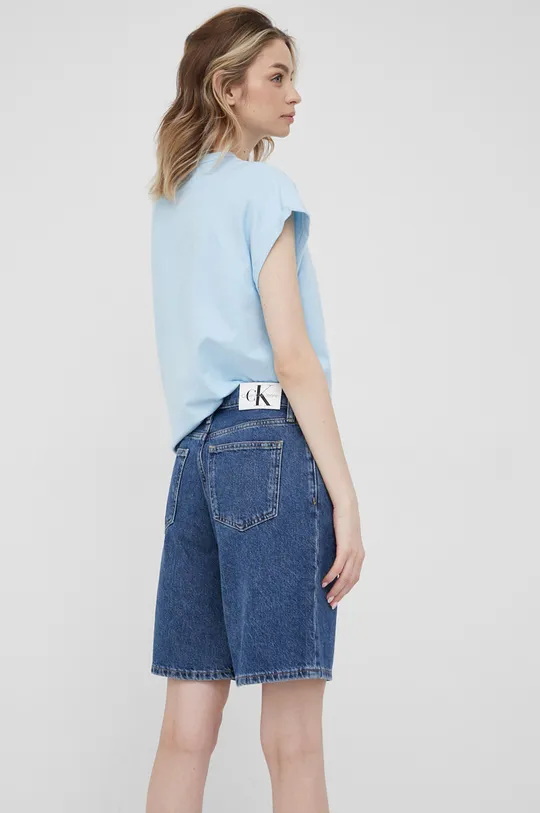 Calvin Klein Jeans szorty jeansowe J20J218810.PPYY 100 % Bawełna