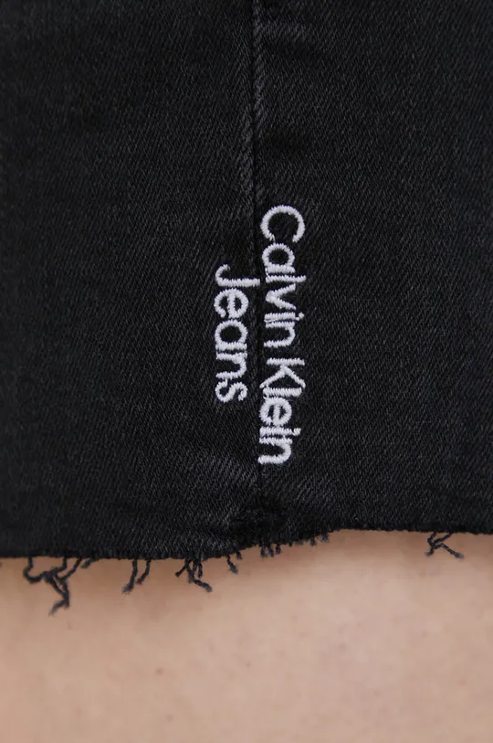 czarny Calvin Klein Jeans szorty J20J218505.PPYY