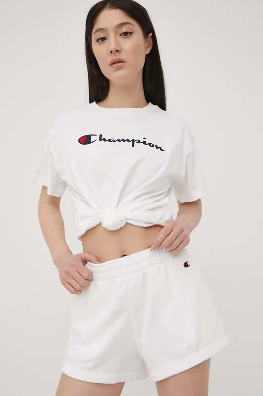 bijela Kratke hlače Champion Ženski