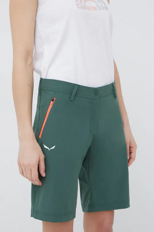 Kratke outdoor hlače Salewa Talvena zelena
