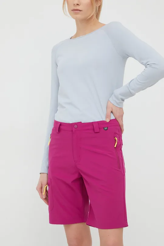 roza Kratke outdoor hlače Viking Sumatra Ženski