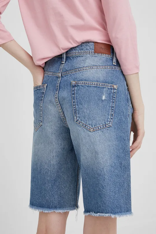 Pepe Jeans szorty jeansowe Podszewka: 35 % Bawełna, 65 % Poliester, Materiał zasadniczy: 100 % Bawełna