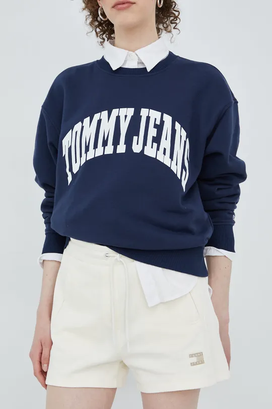 μπεζ Βαμβακερό σορτσάκι Tommy Jeans Γυναικεία