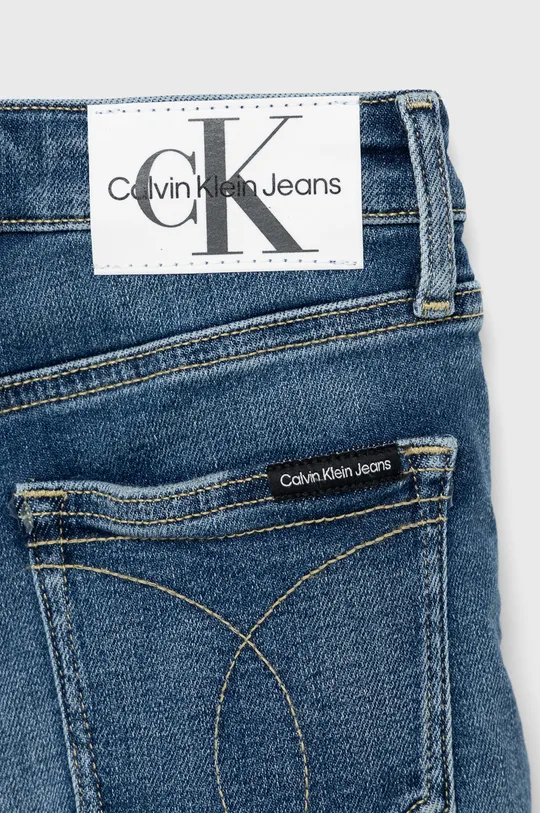 Calvin Klein Jeans otroške jeans kratke hlače  94% Bombaž, 2% Elastan, 4% Elastomultiester