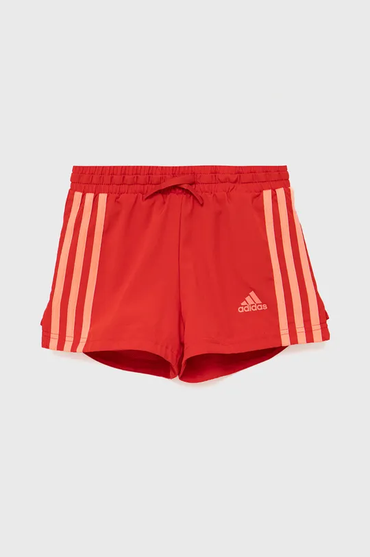 červená Detské krátke nohavice adidas Performance HE2014 Dievčenský