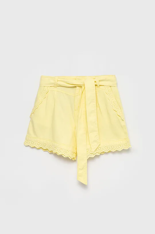 rumena Otroške kratke hlače Guess Dekliški