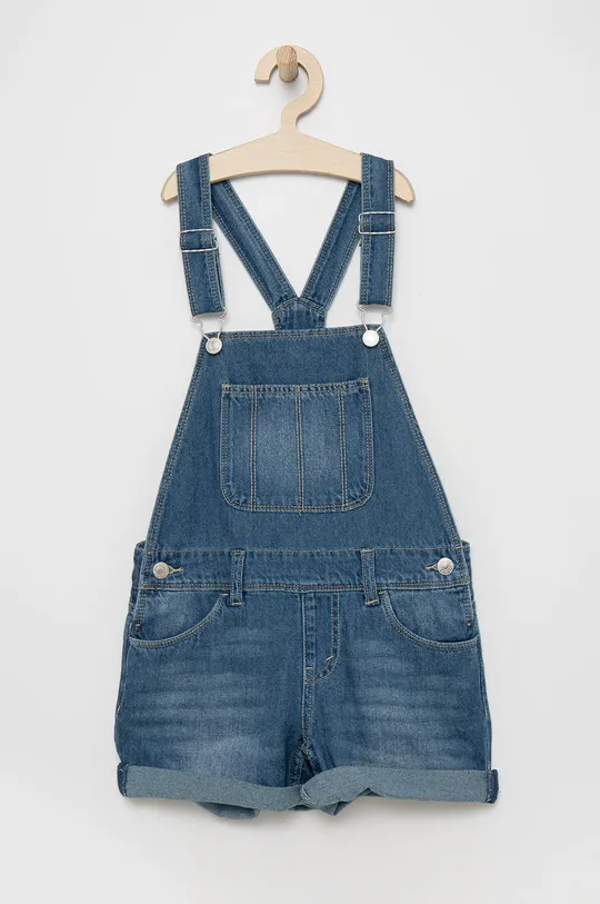 темно-синій Дитячий джинсовий комбінезон Levi's Для дівчаток