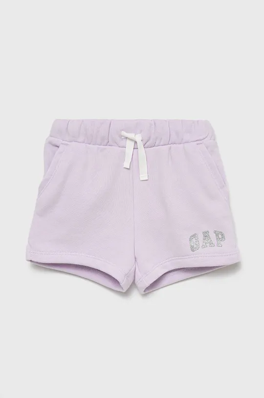 ljubičasta Dječje kratke hlače GAP Za djevojčice