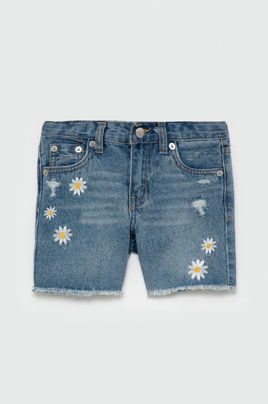 niebieski Levi's szorty jeansowe dziecięce Dziewczęcy