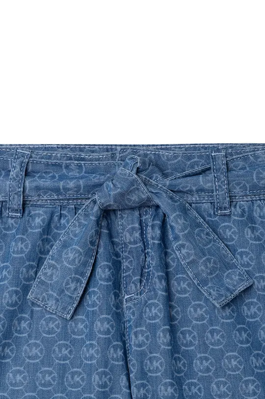 голубой Детские хлопковые шорты Michael Kors