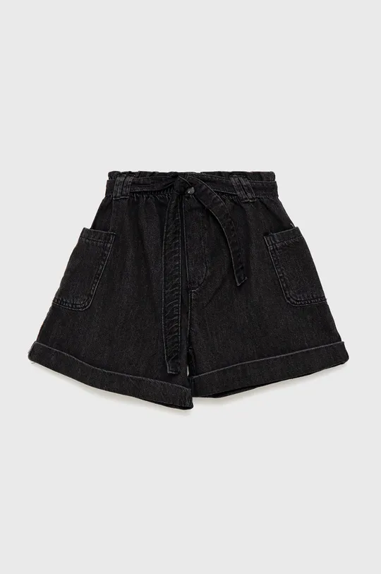 črna Birba&Trybeyond otroške jeans kratke hlače Dekliški