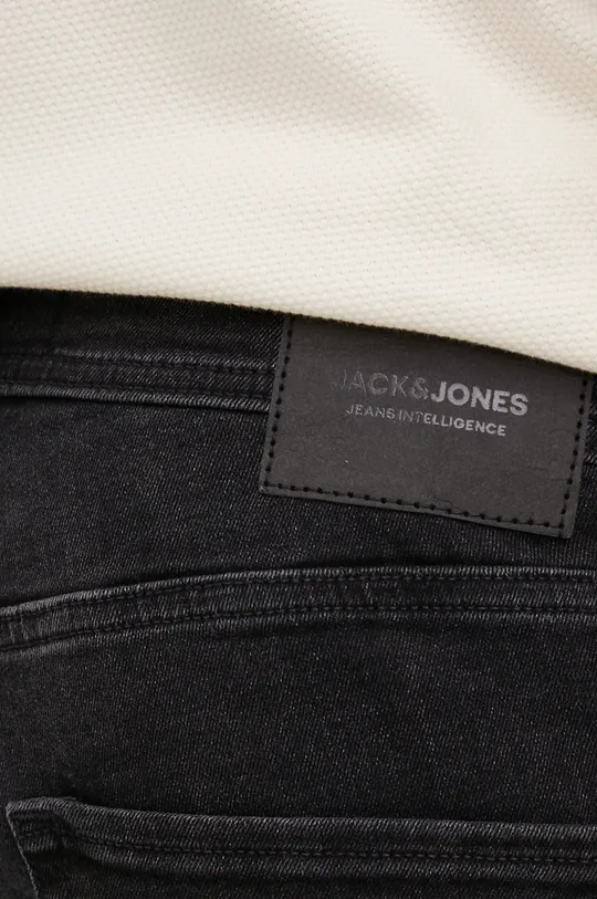 czarny Jack & Jones szorty jeansowe
