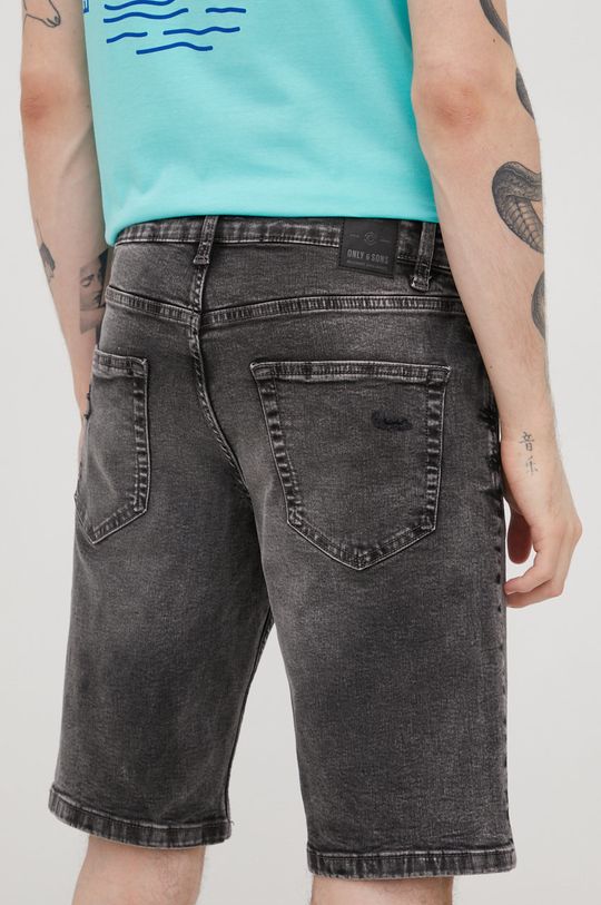 Only & Sons szorty jeansowe 99 % Bawełna, 1 % Elastan