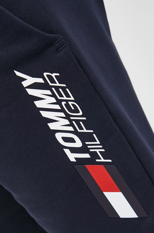 granatowy Tommy Hilfiger Szorty bawełniane