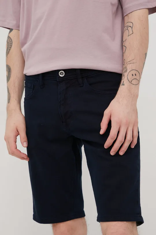 granatowy Tom Tailor szorty jeansowe Męski