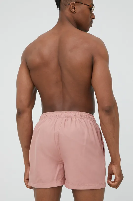 Plavkové šortky Selected Homme ružová