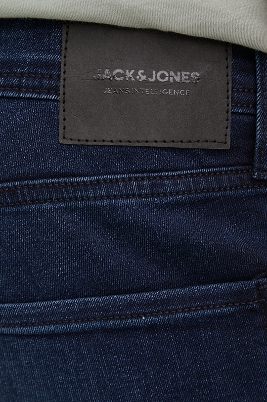 sötétkék Jack & Jones farmer rövidnadrág