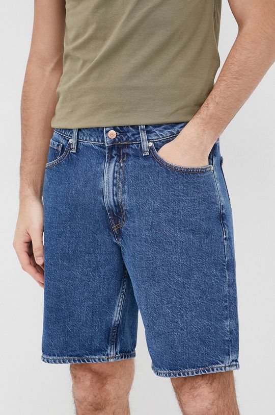 granatowy Guess szorty jeansowe Męski