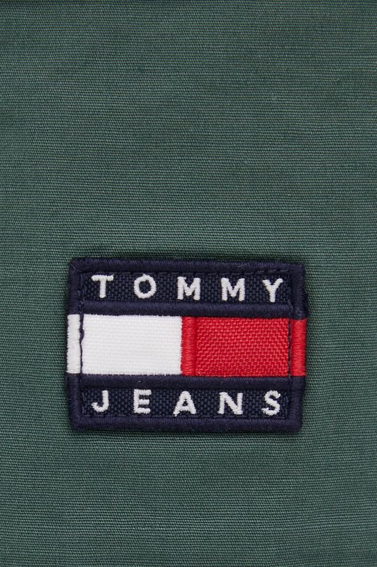 tlumená zelená Šortky ze směsi lnu Tommy Jeans