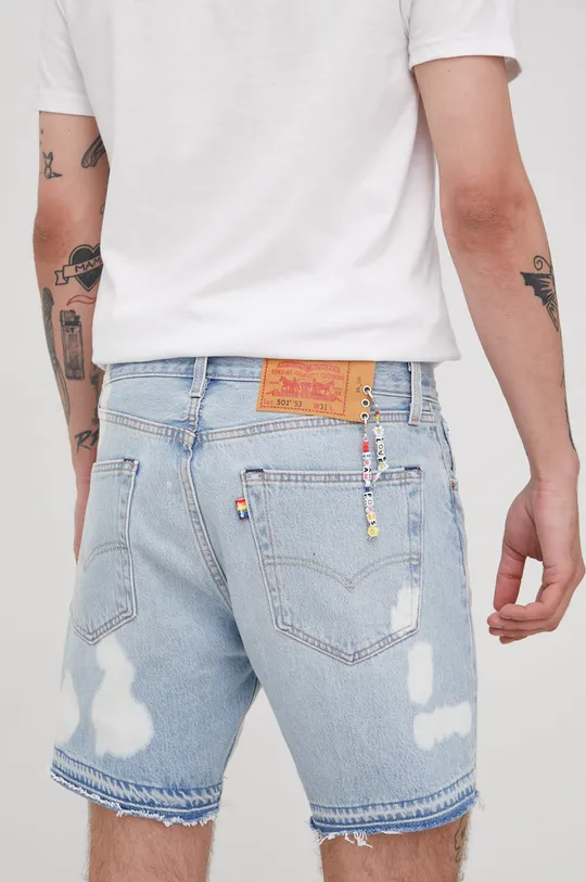 Levi's szorty jeansowe PRIDE 100 % Bawełna