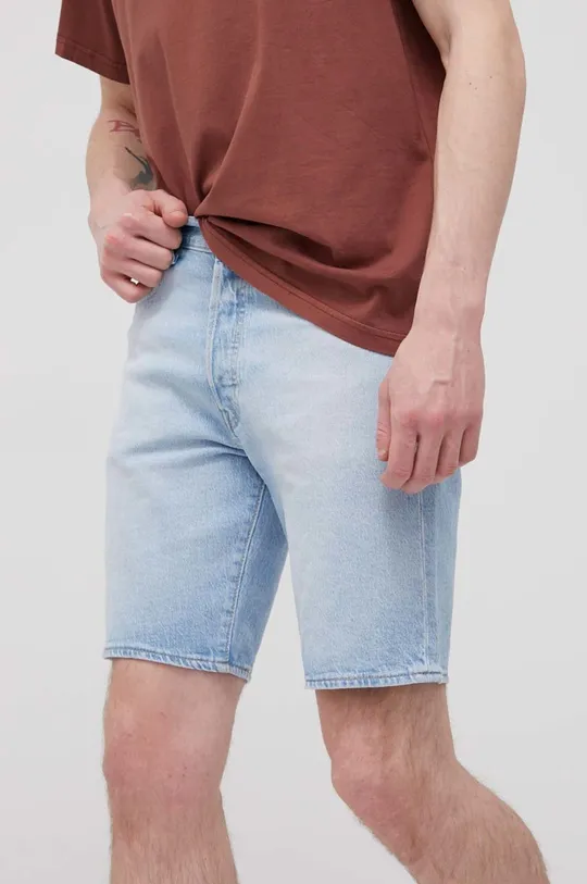 modra Levi's jeans kratke hlače Moški