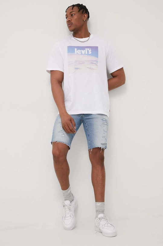 Τζιν σορτς Levi's μπλε