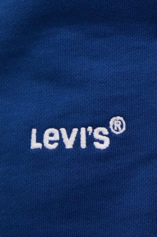 niebieski Levi's szorty bawełniane