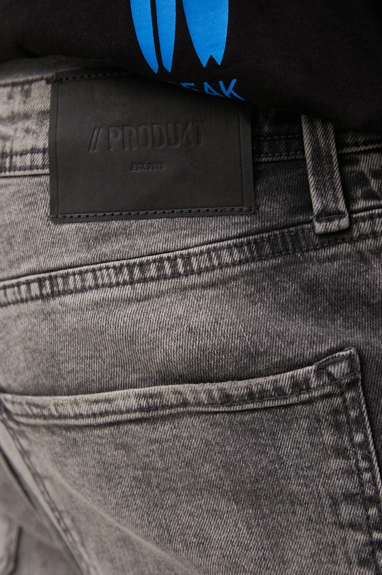 szary Produkt by Jack & Jones szorty jeansowe