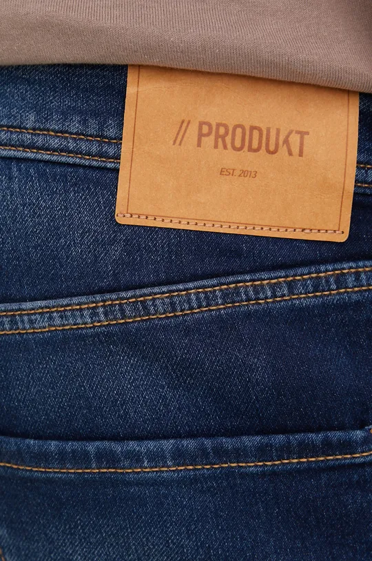 tmavomodrá Rifľové krátke nohavice Produkt by Jack & Jones