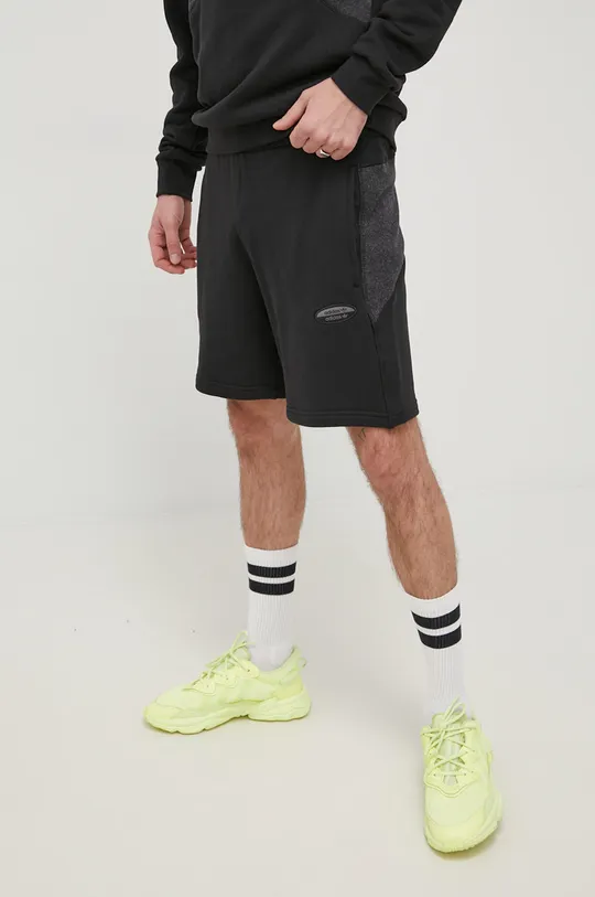 чорний Бавовняні шорти adidas Originals HC9459 Чоловічий