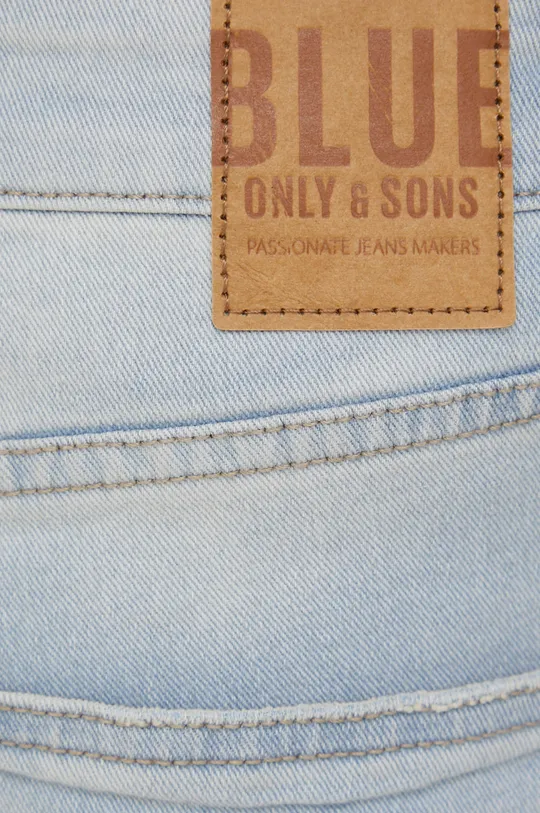 niebieski Only & Sons szorty jeansowe