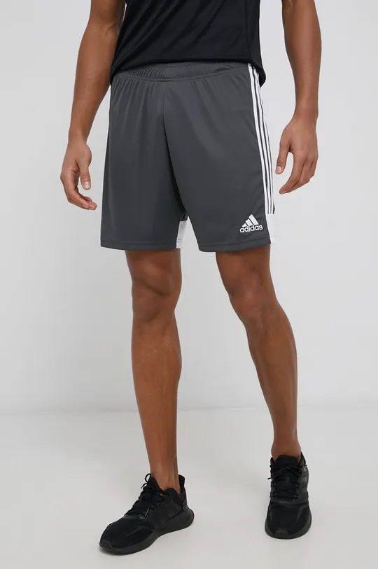 siva adidas Performance trening kratke hlače Moški