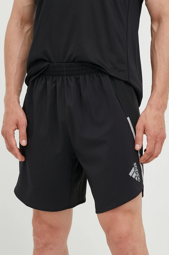 fekete adidas Performance rövidnadrág futáshoz Designed 4 Running Férfi