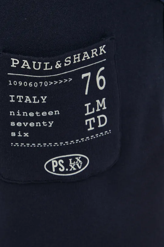sötétkék Paul&Shark pamut rövidnadrág