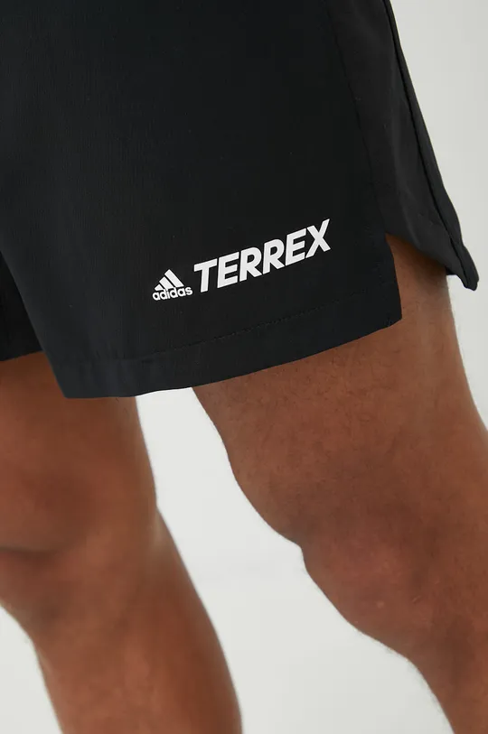 czarny adidas TERREX szorty sportowe Trail