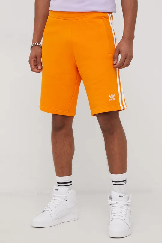оранжевый Хлопковые шорты adidas Originals Adicolor HF2107 Мужской