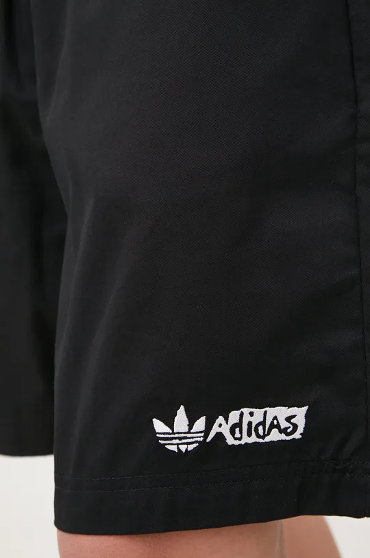 μαύρο Βαμβακερό σορτσάκι adidas Originals