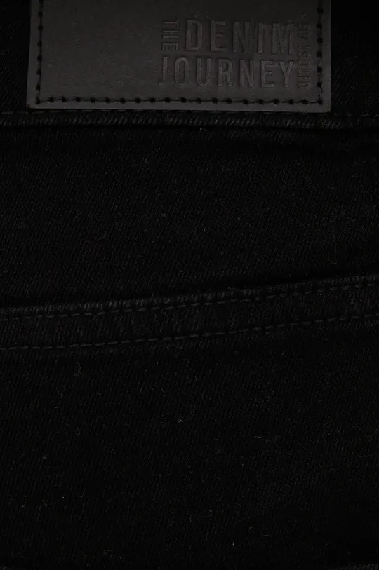 črna Kratke hlače iz jeansa Solid