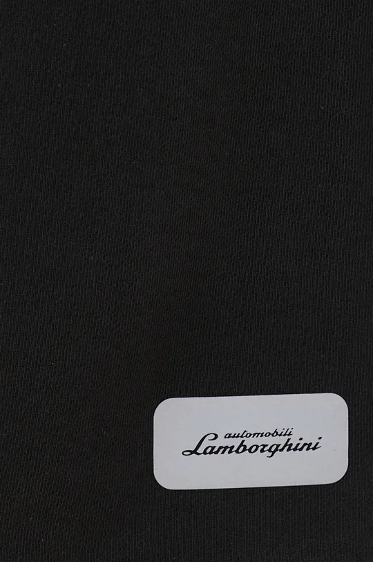 fekete Lamborghini pamut rövidnadrág