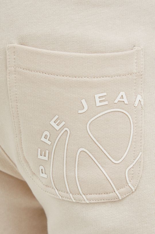béžová Bavlněné šortky Pepe Jeans Drake