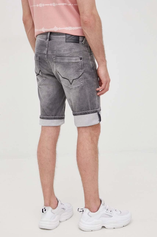 Rifľové krátke nohavice Pepe Jeans Jack Short Grey  72% Bavlna, 2% Elastan, 12% Polyester, 14% Viskóza