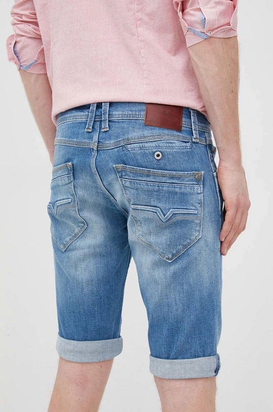 Rifľové krátke nohavice Pepe Jeans Spike Short  Podšívka: 38% Bavlna, 62% Polyester Základná látka: 98% Bavlna, 2% Elastan