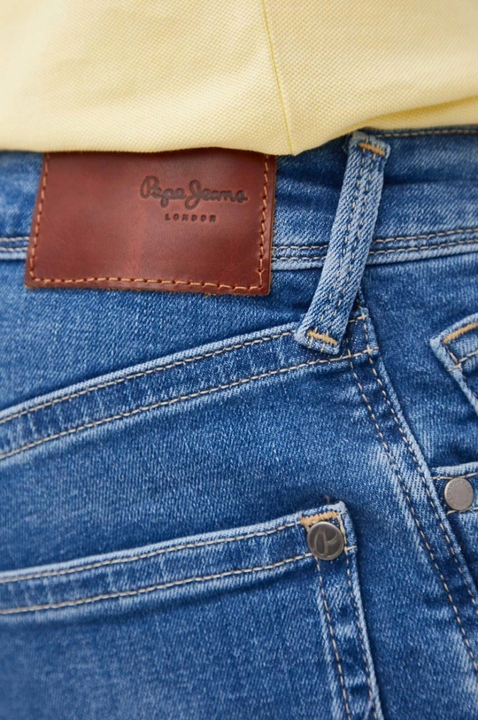 tmavomodrá Rifľové krátke nohavice Pepe Jeans Hatch Short