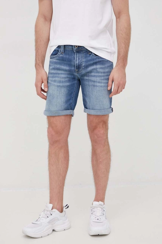 granatowy Pepe Jeans szorty jeansowe HATCH SHORT Męski